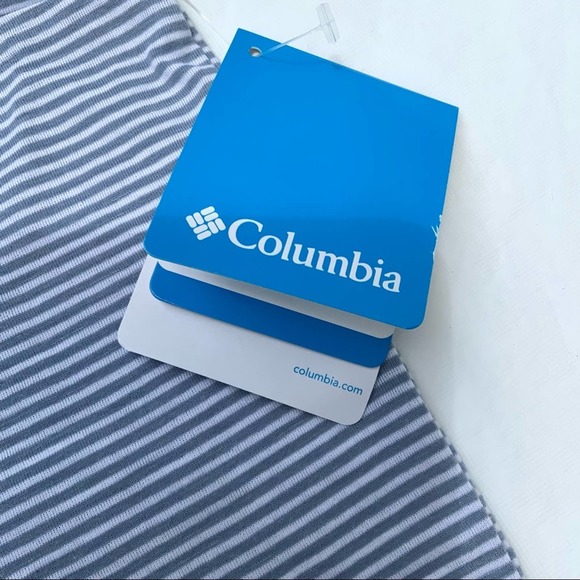 NWT Columbia tank top. Gray and white stripe. Size xl. - Picture 6 of 10